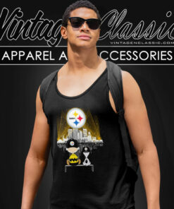 Snoopy Charlie Brown Pittsburgh Steelers Tank Top Racerback