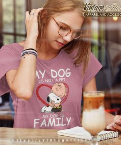 Snoopy Charlie Brown Shirt Life Is Better With A Dog Funny Women TShirt