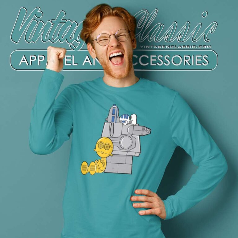 Snoopy Charlie Brown Star Wars Long Sleeve Tee Snoopy Charlie Brown Star Wars Long Sleeve Tee