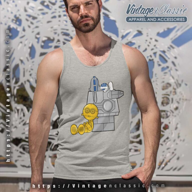 Snoopy Charlie Brown Star Wars Tank Top Racerback Snoopy Charlie Brown Star Wars Tank Top Racerback