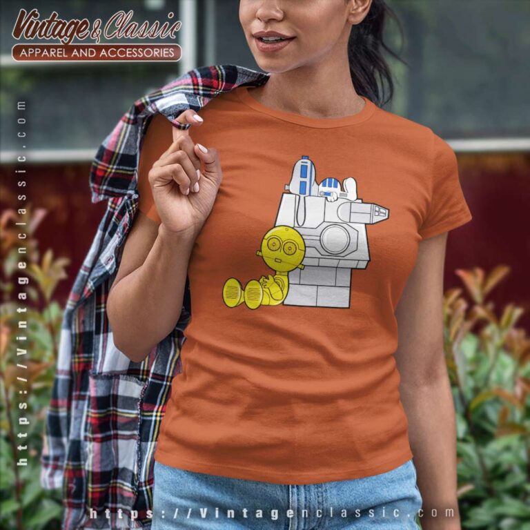 Snoopy Charlie Brown Star Wars Women TShirt Snoopy Charlie Brown Star Wars Women TShirt