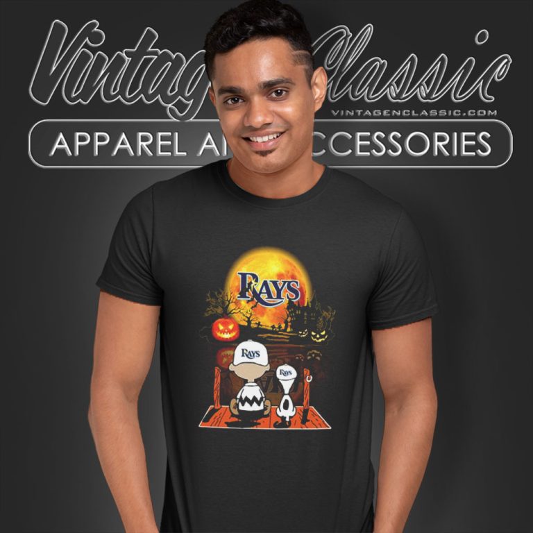 Snoopy Charlie Brown Tampa Bay Rays Halloween T Shirt Snoopy Charlie Brown Tampa Bay Rays Halloween T Shirt