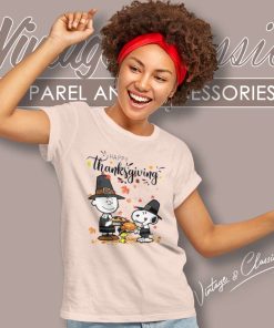 Snoopy Charlie Brown Thanksgiving Shirt 5 Snoopy Charlie Brown Thanksgiving Women TShirt
