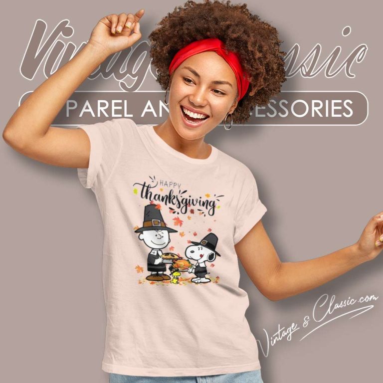 Snoopy Charlie Brown Thanksgiving Women TShirt Snoopy Charlie Brown Thanksgiving Women TShirt