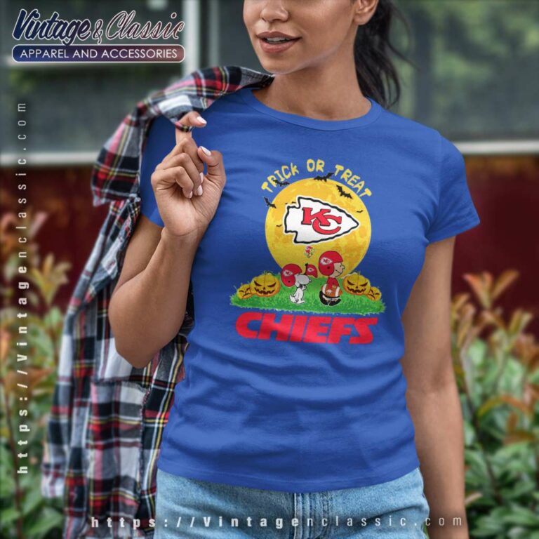 Snoopy Charlie Brown Trick Or Treat Halloween Kansas City Chiefs Women TShirt Snoopy Charlie Brown Trick Or Treat Halloween Kansas City Chiefs Women TShirt