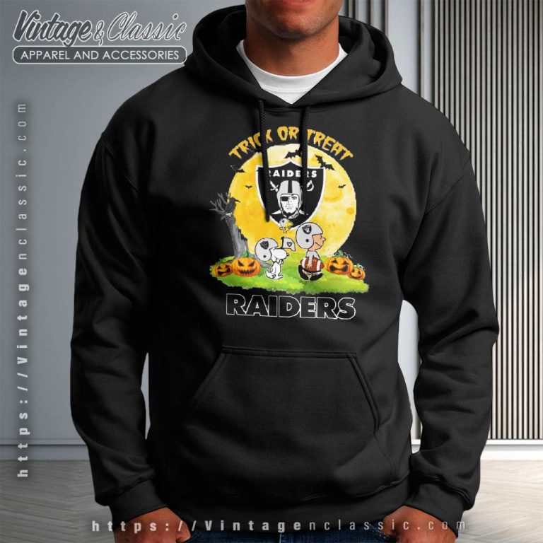 Snoopy Charlie Brown Trick Or Treat Halloween Las Vegas Raiders Hoodie Snoopy Charlie Brown Trick Or Treat Halloween Las Vegas Raiders Hoodie