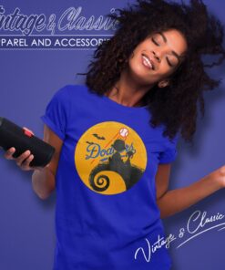 Snoopy Charlie Brown Under Moon Los Angeles Dodgers Halloween Women T Shirt