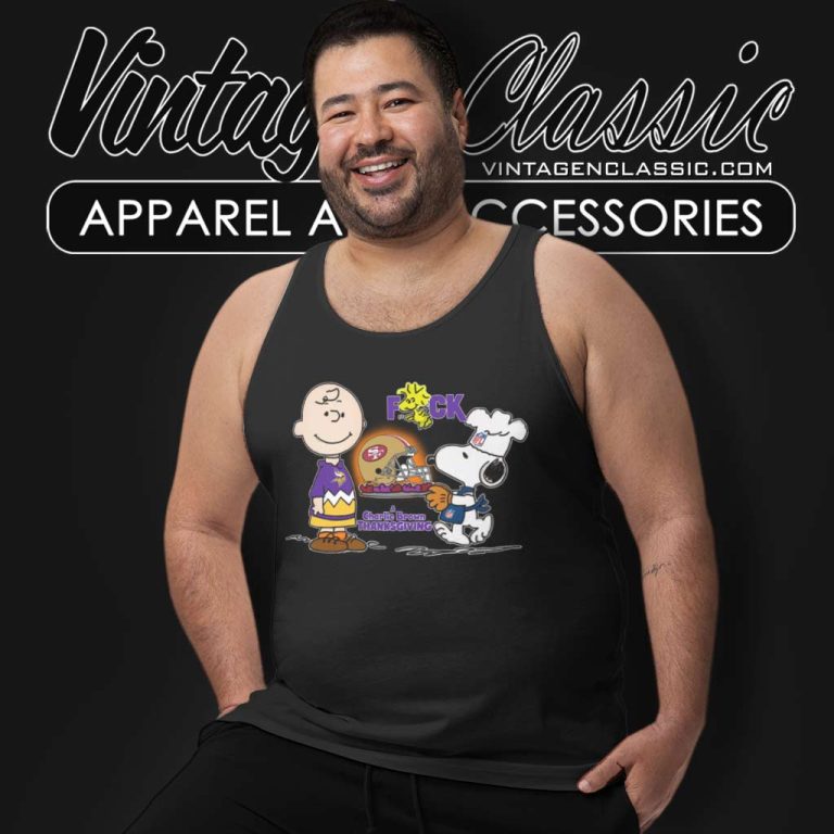Snoopy Charlie Brown Vikings Fucking Eat 49ers Helmet Tank Top Racerback Snoopy Charlie Brown Vikings Fucking Eat 49ers Helmet Tank Top Racerback