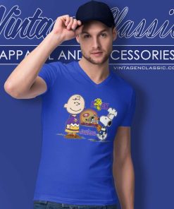 Snoopy Charlie Brown Vikings Fucking Eat 49ers Helmet V Neck TShirt