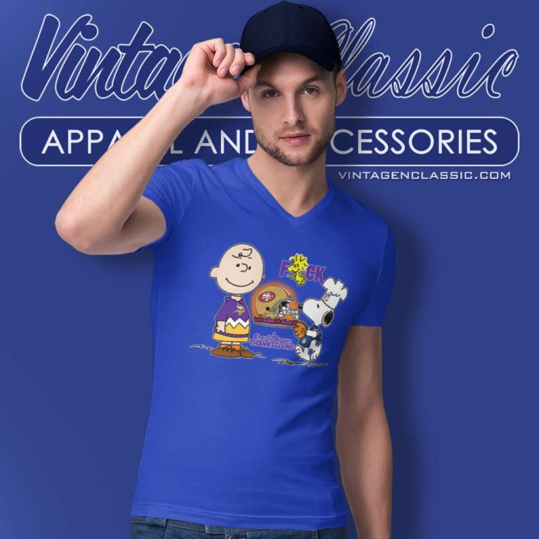 Snoopy Charlie Brown Vikings Fucking Eat 49ers Helmet V Neck TShirt Snoopy Charlie Brown Vikings Fucking Eat 49ers Helmet V Neck TShirt