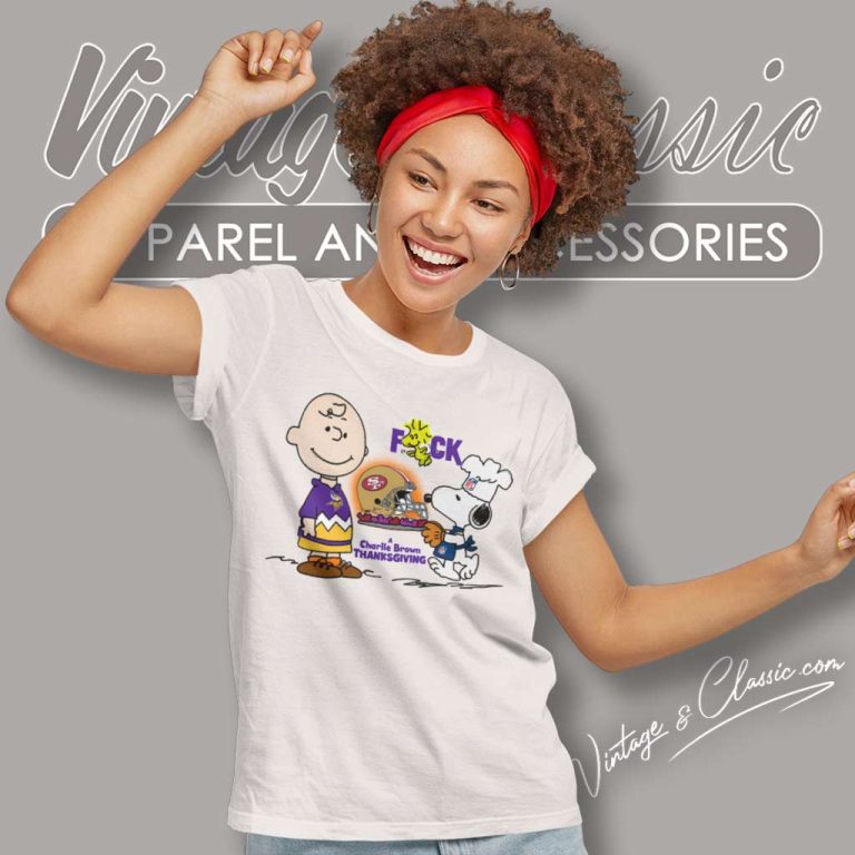 Snoopy Charlie Brown Vikings Fucking Eat 49ers Helmet Women TShirt Snoopy Charlie Brown Vikings Fucking Eat 49ers Helmet Women TShirt