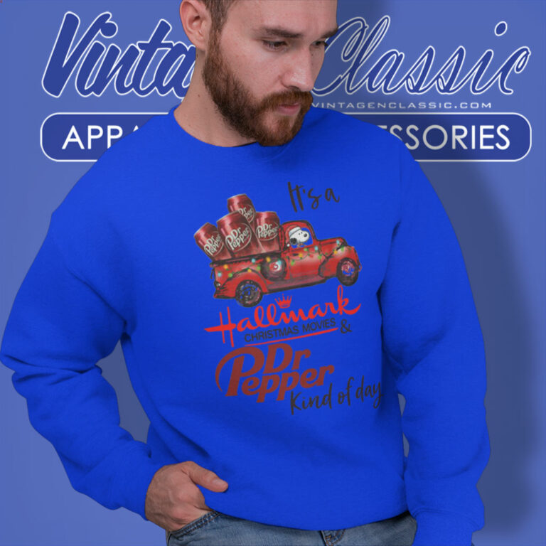Snoopy Christmas Dr Pepper Kind Of Day Hallmark Christmas Movie Sweatshirt Snoopy Christmas Dr Pepper Kind Of Day Hallmark Christmas Movie Sweatshirt