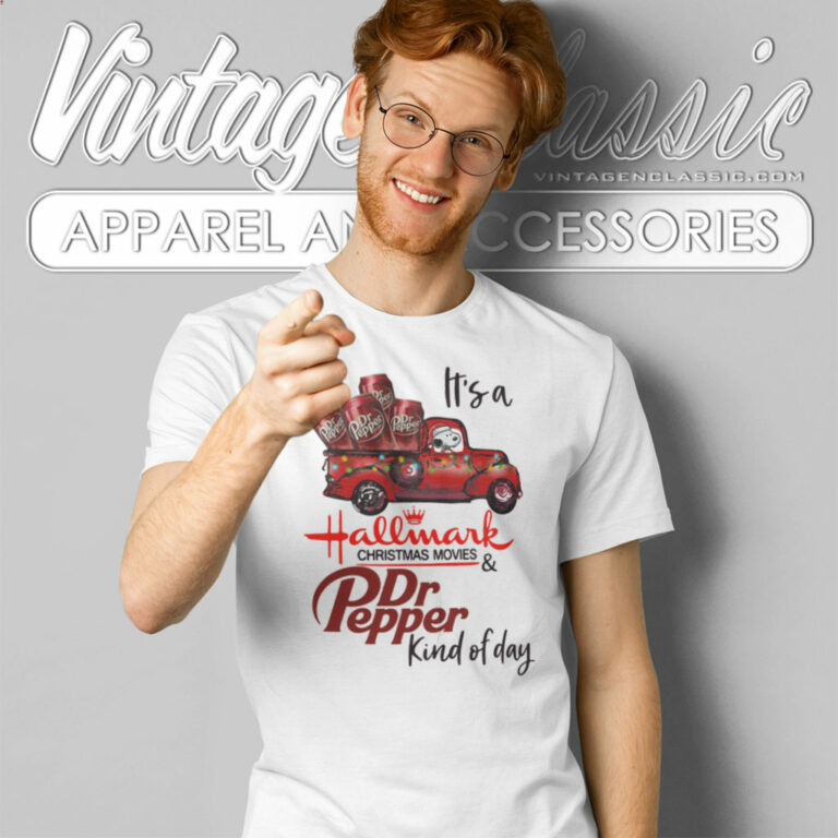 Snoopy Christmas Dr Pepper Kind Of Day Hallmark Christmas Movie T Shirt Snoopy Christmas Dr Pepper Kind Of Day Hallmark Christmas Movie T Shirt