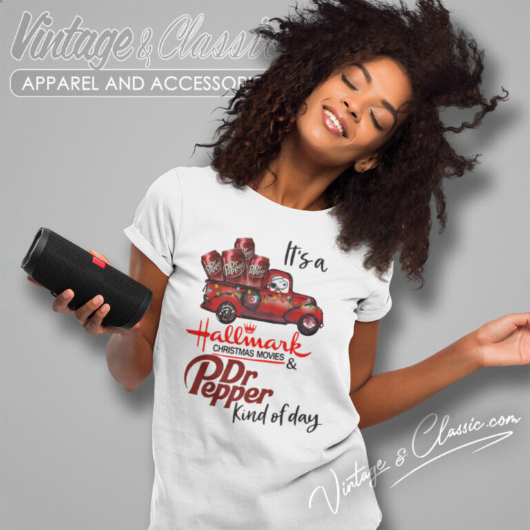 Snoopy Christmas Dr Pepper Kind Of Day Hallmark Christmas Movie Women T Shirt Snoopy Christmas Dr Pepper Kind Of Day Hallmark Christmas Movie Women T Shirt