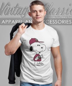 Snoopy Cleveland Cavaliers Nba Double Middle Fingers Fuck You T Shirt