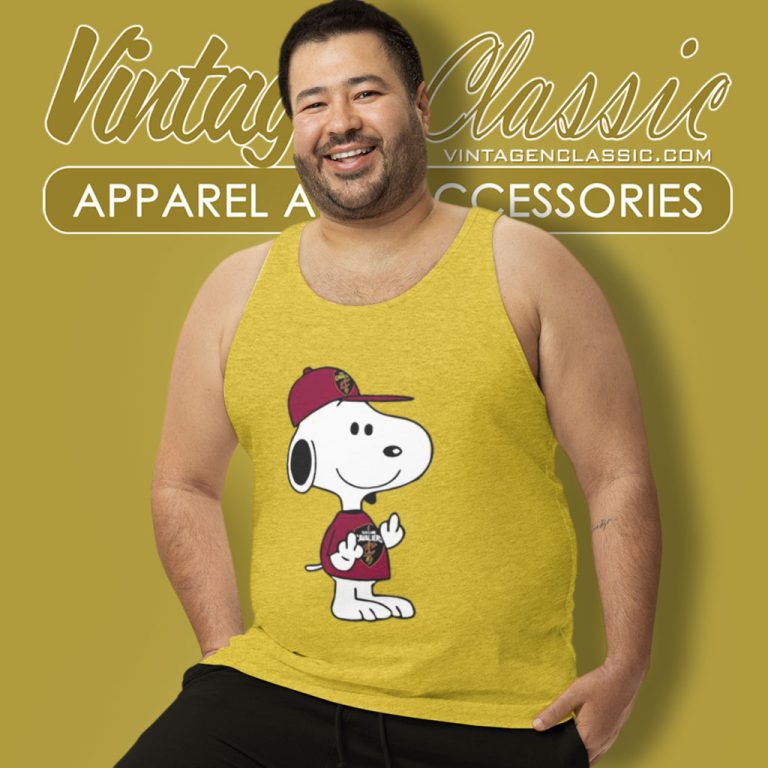 Snoopy Cleveland Cavaliers Nba Double Middle Fingers Fuck You Tank Top Racerback Snoopy Cleveland Cavaliers Nba Double Middle Fingers Fuck You Tank Top Racerback