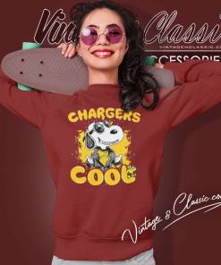 Snoopy Cool Los Angeles Chargers Sweatshirt