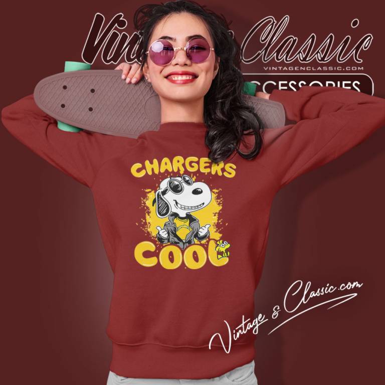 Snoopy Cool Los Angeles Chargers Sweatshirt Snoopy Cool Los Angeles Chargers Sweatshirt