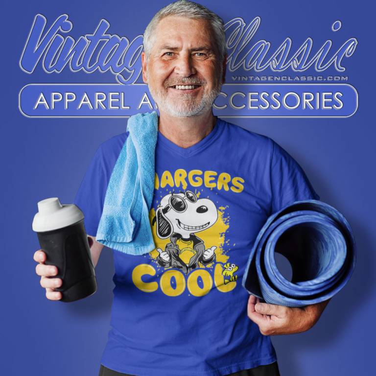 Snoopy Cool Los Angeles Chargers V Neck TShirt Snoopy Cool Los Angeles Chargers V Neck TShirt