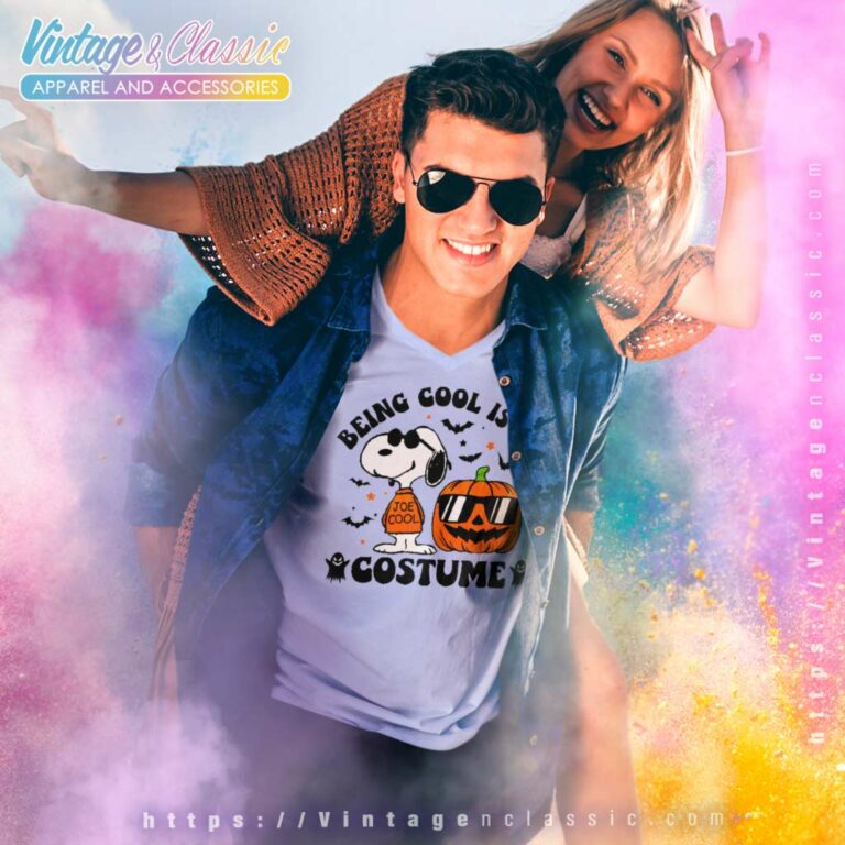 Snoopy Costume Halloween Shirt Being Cool Is My V Neck TShirt Snoopy Costume Halloween Shirt Being Cool Is My V Neck TShirt