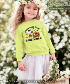 Snoopy Costume Halloween Shirt Being Cool Is My 9 Snoopy Costume Halloween Shirt Being Cool Is My kids Sweetshirt