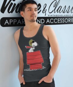 Snoopy Curse You Red Baron Tank Top Racerback