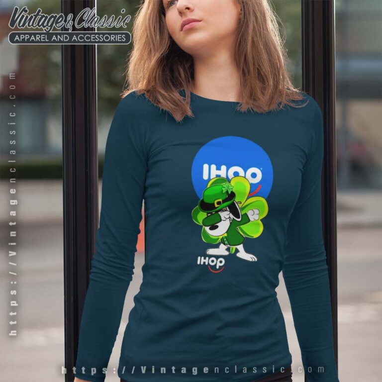 Snoopy Dabbing And Ihop St Patricks Day Long Sleeves Snoopy Dabbing And Ihop St Patricks Day Long Sleeves