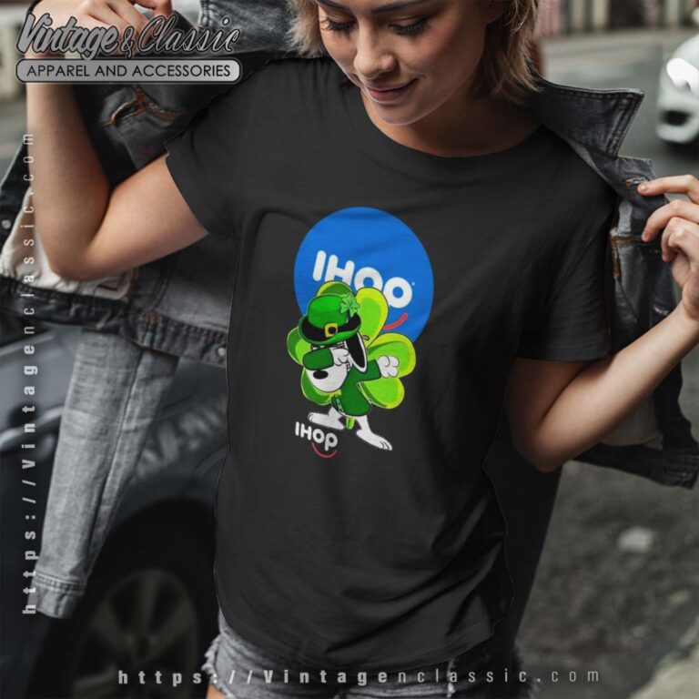 Snoopy Dabbing And Ihop St Patricks Day Tshirt Women Snoopy Dabbing And Ihop St Patricks Day Tshirt Women