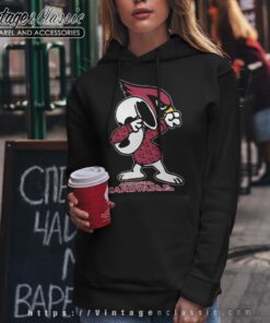 Snoopy Dabbing Arizona Cardinals Shirt Hoodie
