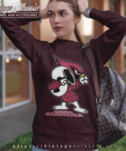 Snoopy Dabbing Arizona Cardinals Shirt Sweatshirt