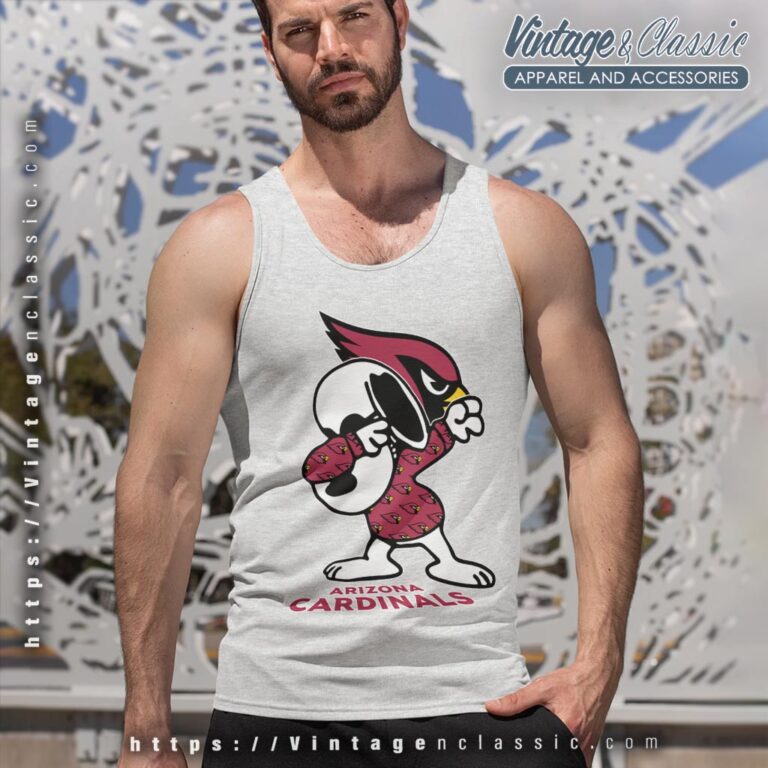 Snoopy Dabbing Arizona Cardinals Shirt Tank Top Racerback Snoopy Dabbing Arizona Cardinals Shirt Tank Top Racerback