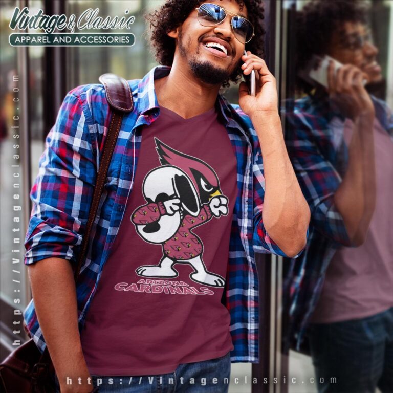 Snoopy Dabbing Arizona Cardinals Shirt V Neck TShirt Snoopy Dabbing Arizona Cardinals Shirt V Neck TShirt