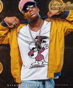 Snoopy Dabbing Atlanta Falcons Shirt V Neck TShirt