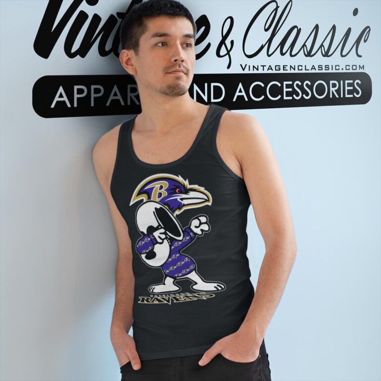 Snoopy Dabbing Baltimore Ravens Shirt Tank Top Racerback Snoopy Dabbing Baltimore Ravens Shirt Tank Top Racerback