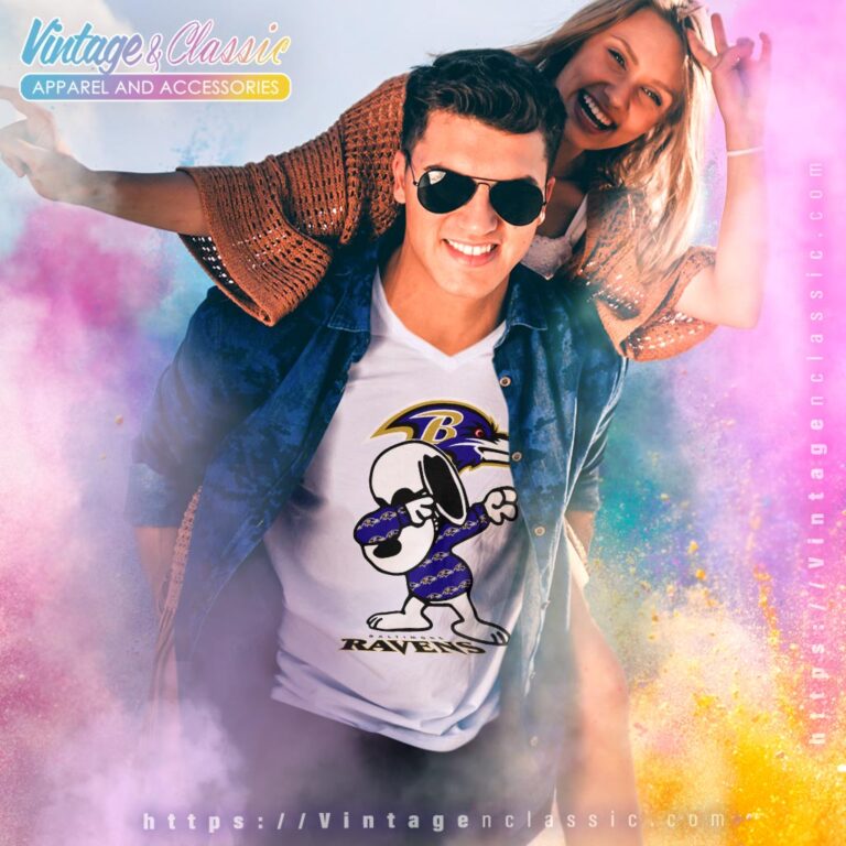 Snoopy Dabbing Baltimore Ravens Shirt V Neck TShirt Snoopy Dabbing Baltimore Ravens Shirt V Neck TShirt