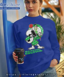Snoopy Dabbing Boston Celtics Shirt 6 Snoopy Dabbing Boston Celtics Shirt Sweatshirt