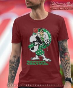 Snoopy Dabbing Boston Celtics Shirt 2 Snoopy Dabbing Boston Celtics Shirt T shirt