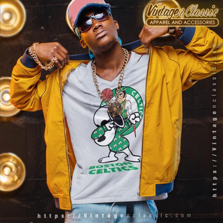 Snoopy Dabbing Boston Celtics Shirt V Neck TShirt Snoopy Dabbing Boston Celtics Shirt V Neck TShirt