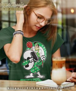 Snoopy Dabbing Boston Celtics Shirt