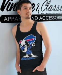 Snoopy Dabbing Buffalo Bills Shirt Tank Top Racerback
