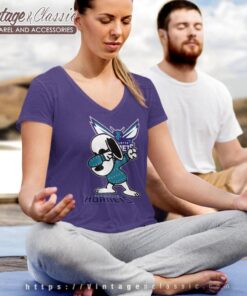 Snoopy Dabbing Charlotte Hornets Shirt V Neck TShirt