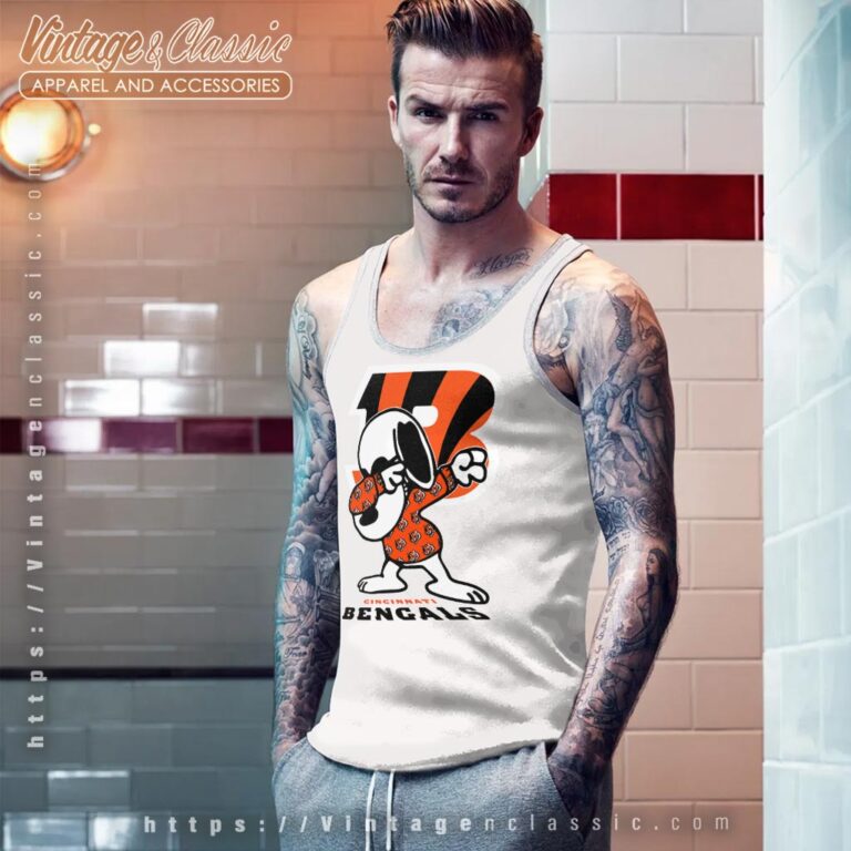 Snoopy Dabbing Cincinnati Bengals Shirt Tank Top Racerback Snoopy Dabbing Cincinnati Bengals Shirt Tank Top Racerback