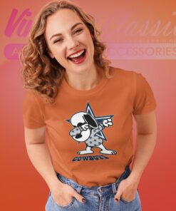 Snoopy Dabbing Dallas Cowboys Shirt Women T shirt