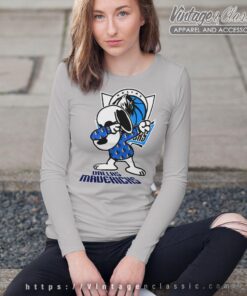 Snoopy Dabbing Dallas Mavericks Shirt Long Sleeve Tee