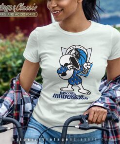 Snoopy Dabbing Dallas Mavericks Shirt Women T shirt