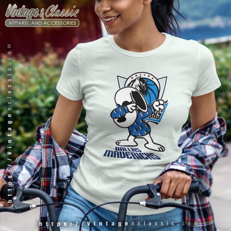 Snoopy Dabbing Dallas Mavericks Shirt Women T shirt Snoopy Dabbing Dallas Mavericks Shirt Women T shirt
