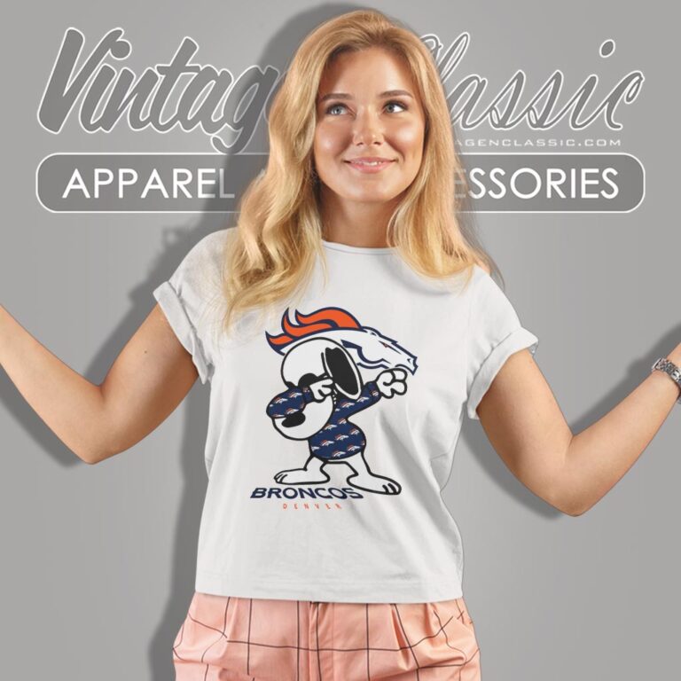 Snoopy Dabbing Denver Broncos Shirt Women T shirt Snoopy Dabbing Denver Broncos Shirt Women T shirt