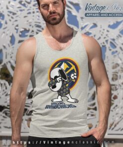 Snoopy Dabbing Denver Nuggets Shirt Tank Top Racerback