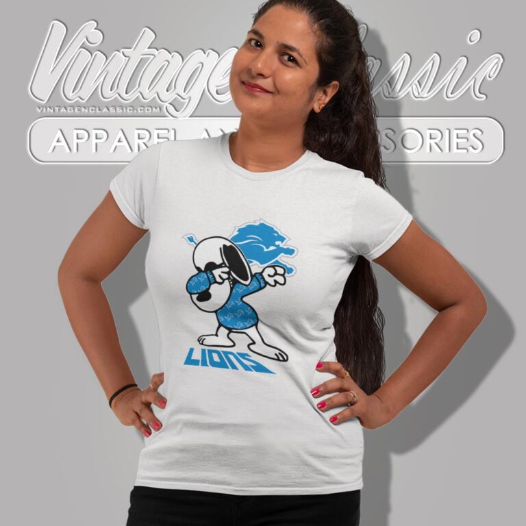 Snoopy Dabbing Detroit Lions Shirt Women T shirt Snoopy Dabbing Detroit Lions Shirt Women T shirt