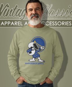 Snoopy Dabbing Golden State Warriors Shirt Long Sleeve Tee
